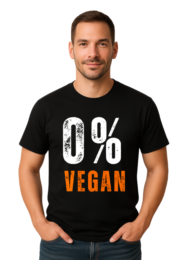 0% Vegan Printed Tee