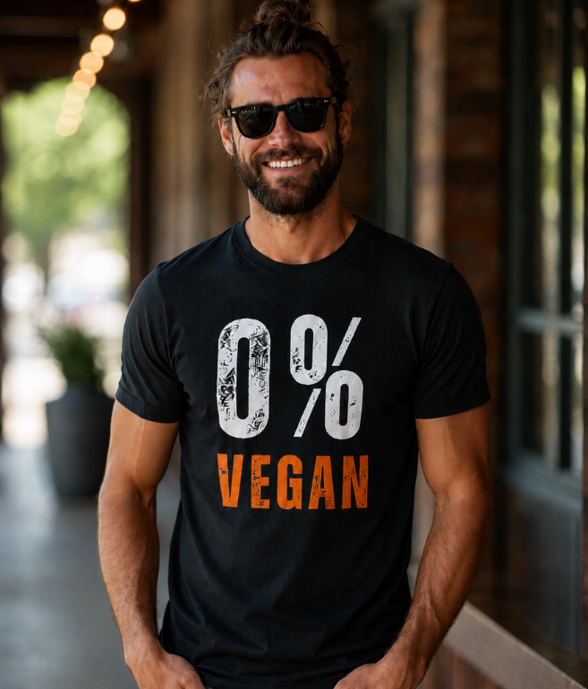 0% Vegan Printed Tee
