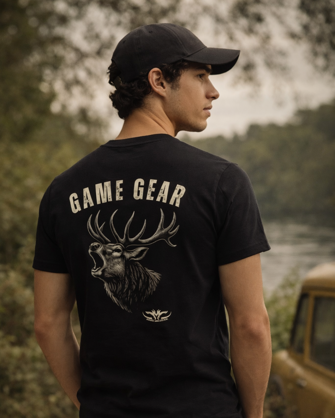 Roaring Stag Printed Tee