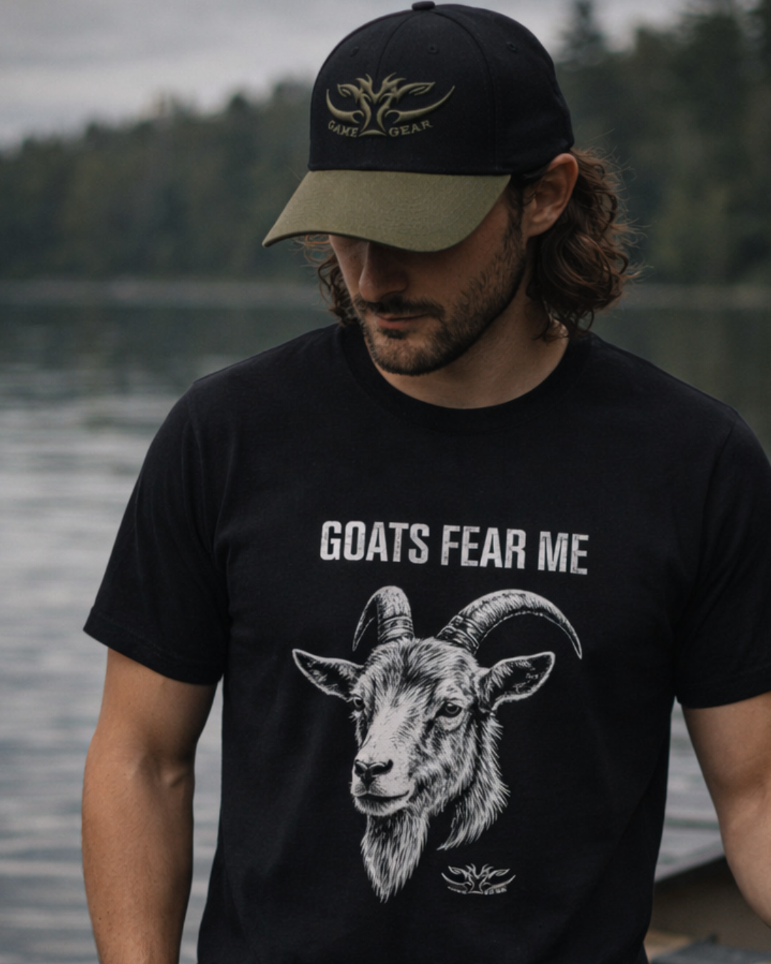 Goats Fear Me Printed Tee