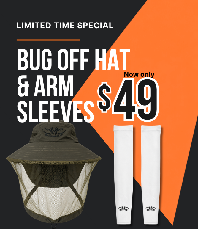 Bug Off Hat and Arm Sleeves