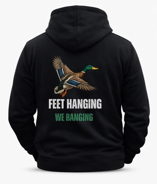 Duck Hunter Printed Hoodie