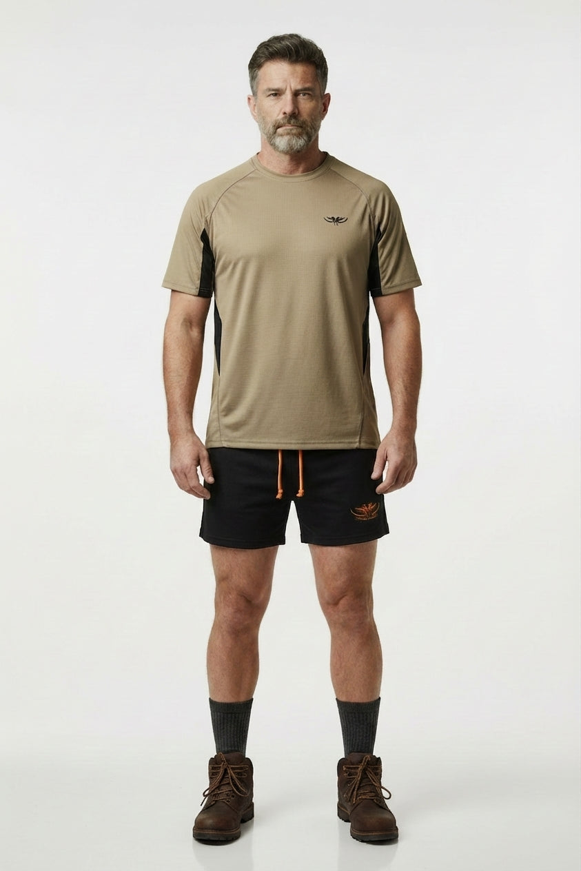 Game Gear Turf Shorts on model — front standing