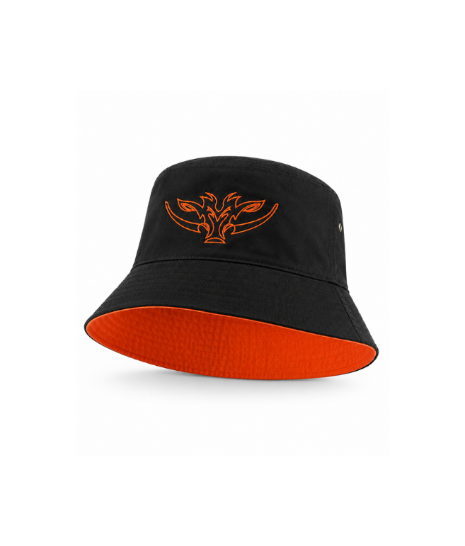 Orange/Black Bucket Hat