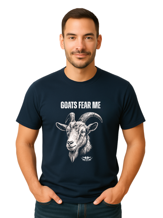 Goats Fear Me Printed Tee