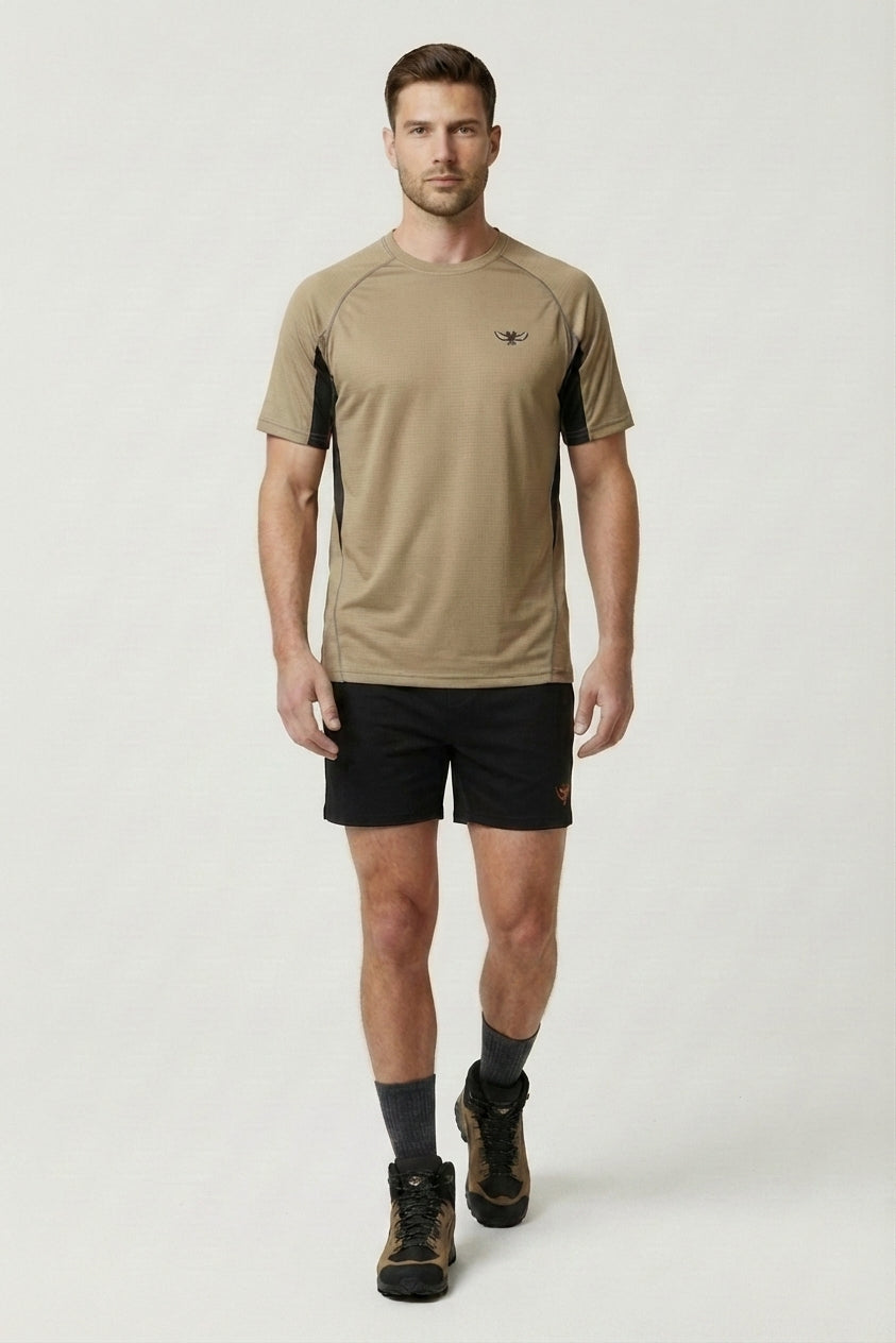 Game Gear Turf Shorts on model — walking stride