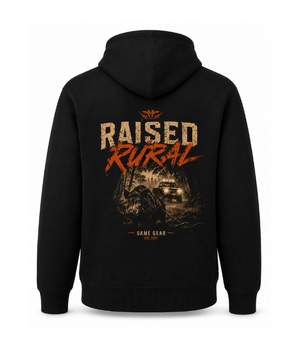 Raised Rural Boar Printed Hoodie