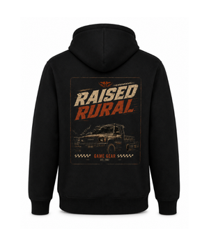 Raised Rural Ute Printed Hoodie