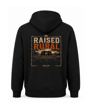Raised Rural Dogs Printed Hoodie