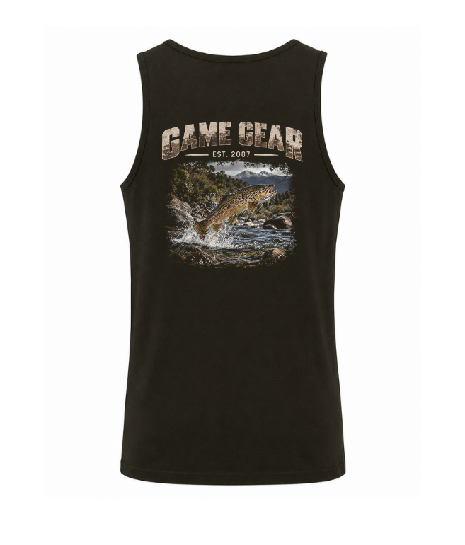 Trout Printed Singlet 5XL