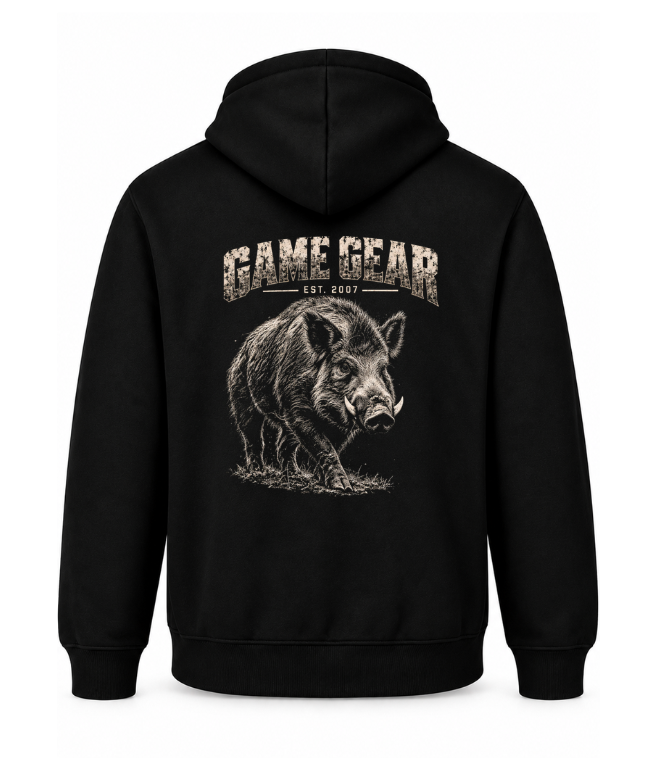 Tussock Boar Printed Hoodie