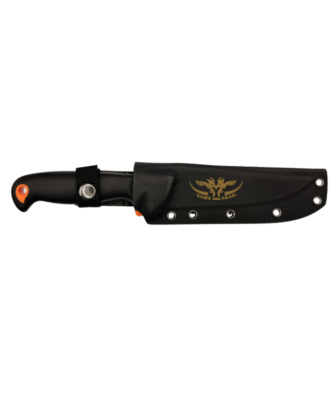Brawler knife seated in its custom Lockjaw thermoformed sheath — Game Gear NZ