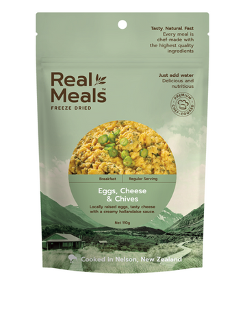 egg cheese and chives freeze dried meal