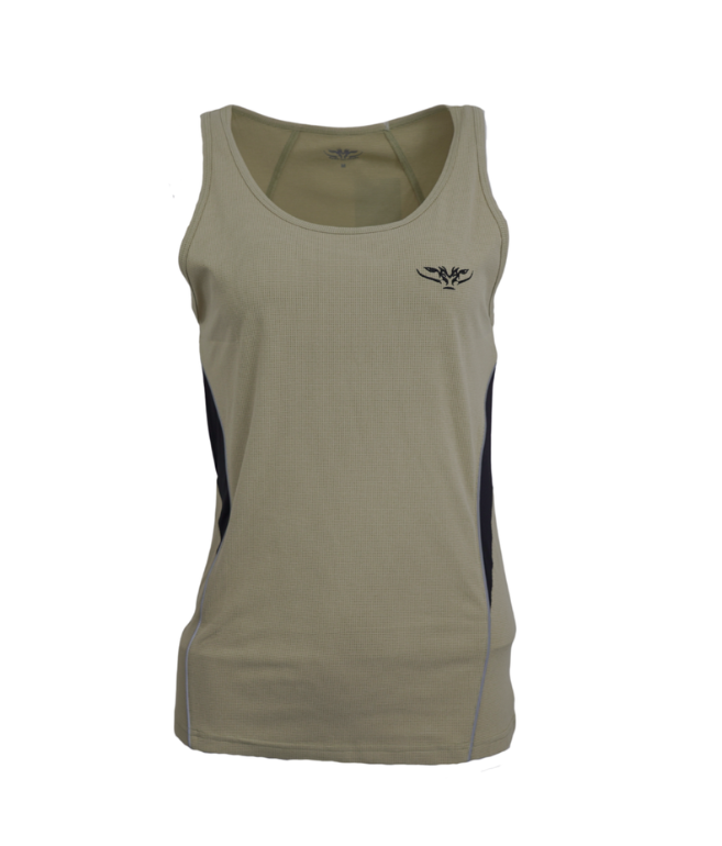 Ladies Dry Lite Singlet Bark