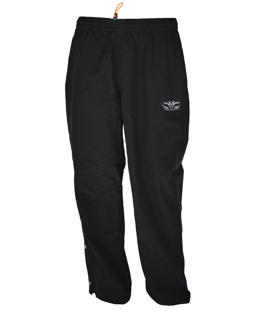 Kids Black waterproof trousers for hunting and outdoors