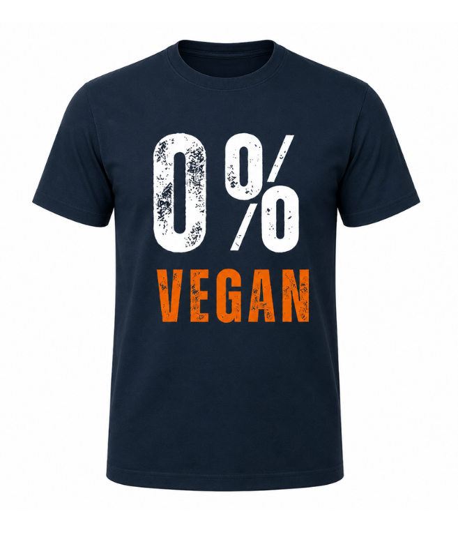 0% Vegan Printed Tee
