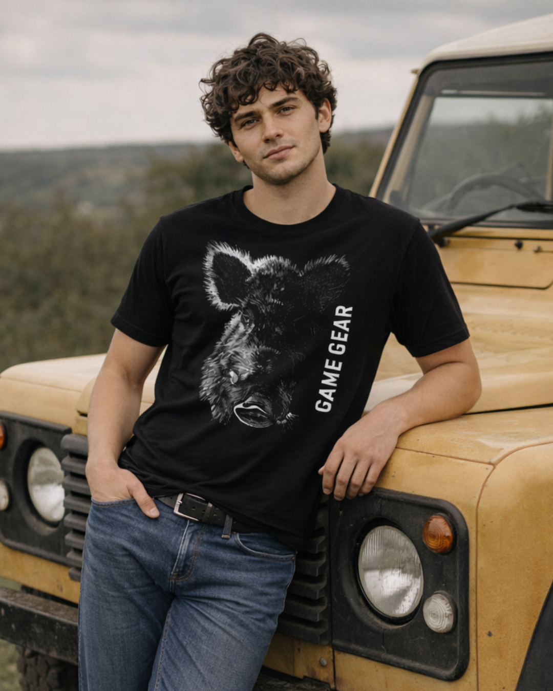 Shadow Boar Printed Tee