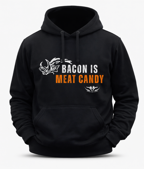 Bacon is Meat Candy Printed Hoodie