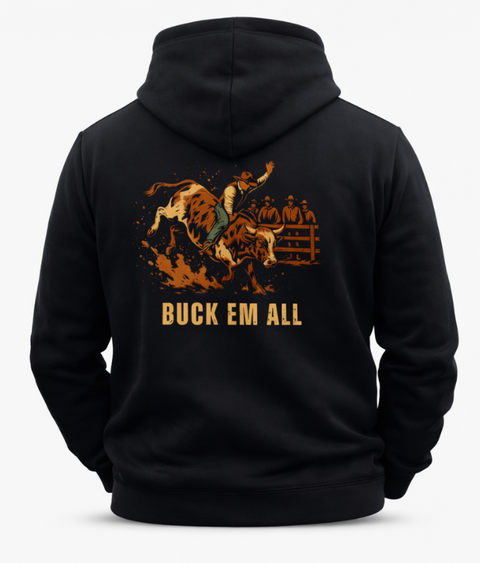 Bull Rider Printed Hoodie