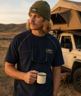 Delux Fleece Tee Navy