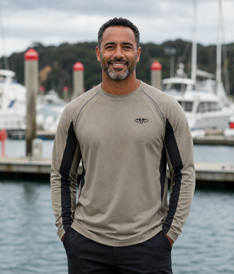 Dry Lite L/S Tee Bark
