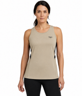 Ladies Dry Lite Singlet Bark