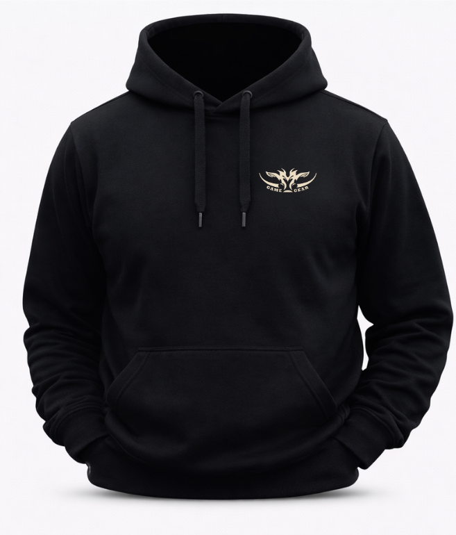 Game Gear Boar Printed Hoodie