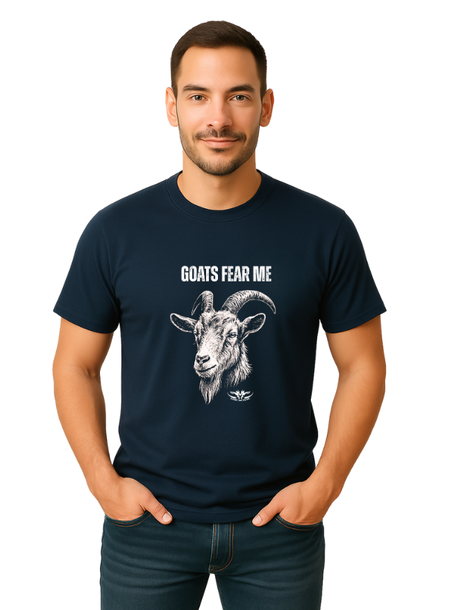 Goats Fear Me Printed Tee