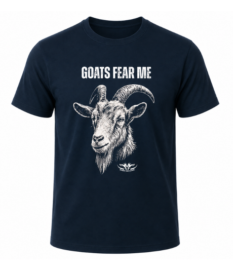 Goats Fear Me Printed Tee