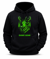 Big Green Stag Printed Hoodie