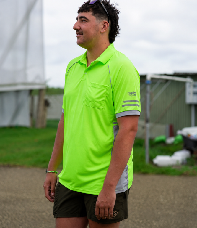Hi Vis Yellow Polo