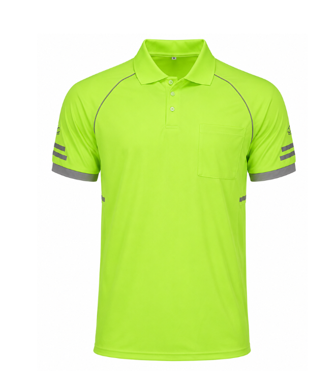 Hi Vis Yellow Polo