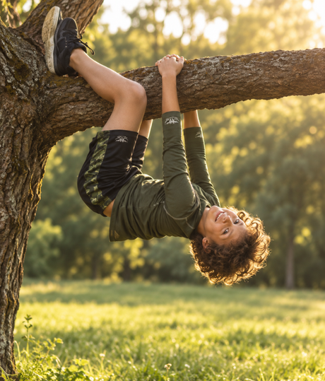Kids Thermal Top Olive