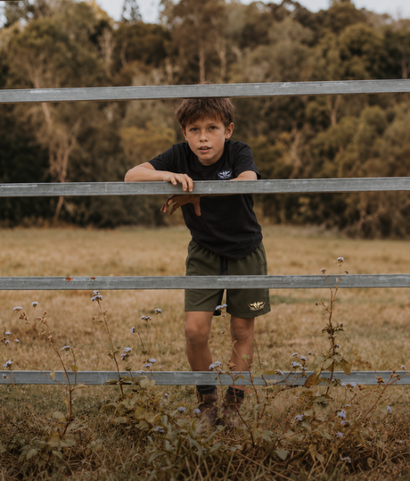 Kids Turf Shorts Olive