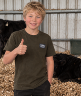 Kids Fleece Tee Olive
