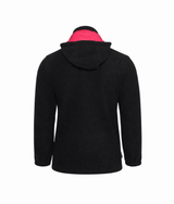 Kids Pink Raven Hoodie NZ outdoor fleece - back view