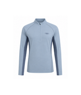 Ladies Dry Lite 1/2 Zip Tee Sky