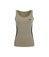 Ladies Dry Lite Singlet Bark