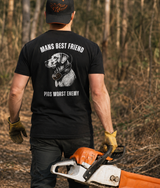 Mans Best Friend Printed Tee