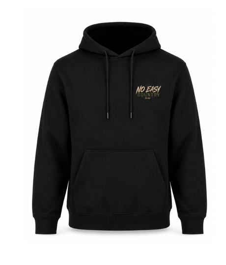 No Easy Country Printed Hoodie