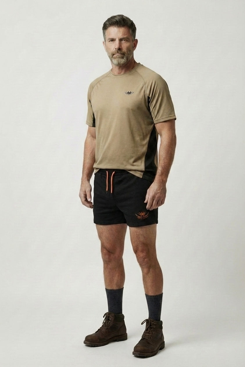 Game Gear Turf Shorts on model — relaxed stance