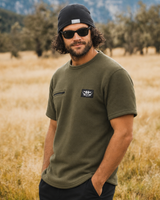 Pocket Fleece Tee Olive