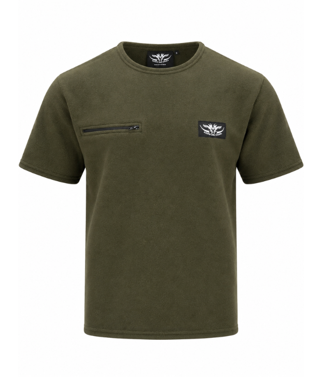 Pocket Fleece Tee Olive