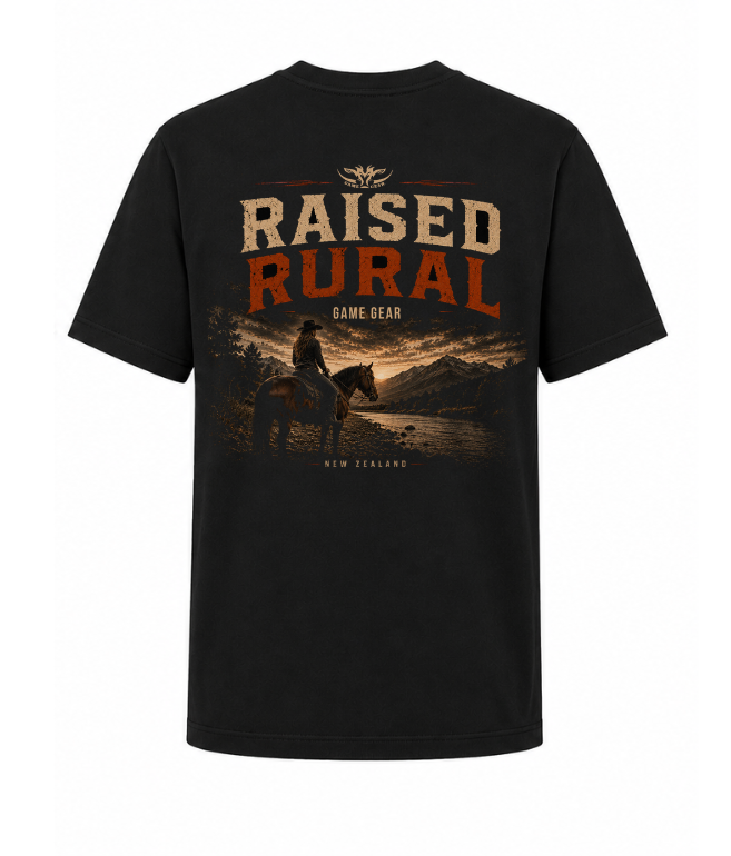Raised Rural Horse Printed Tee
