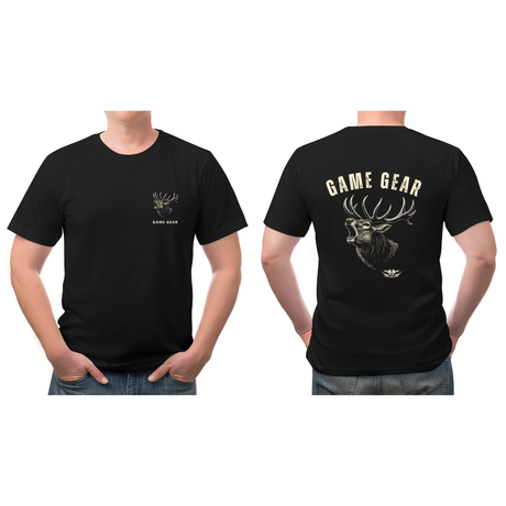 Game Gear Roaring stag printed tee