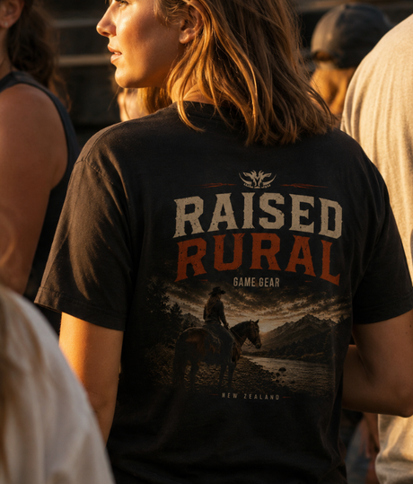 Raised Rural Horse Printed Tee