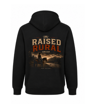 Raised Rural Horse Printed Hoodie