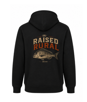 Raised Rural Snapper Printed Hoodie