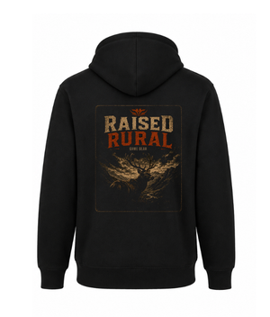 Raised Rural Trophy Printed Hoodie