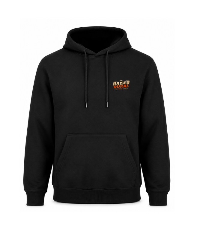 Raised Rural Ute Printed Hoodie